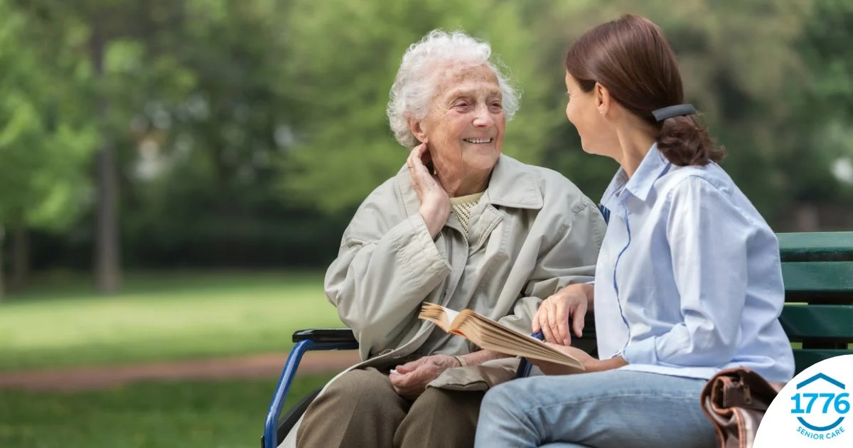 A companion caregiver fights depression in seniors through home care